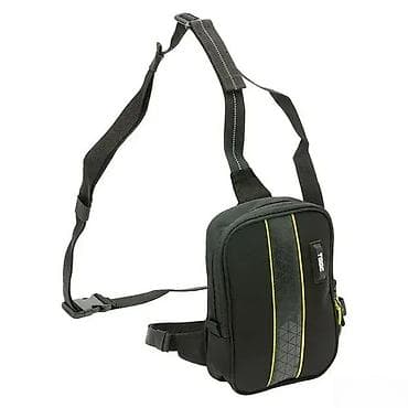 Accessories: Crna torba na jedno rame sa žutim akcentima, dizajnirana za nošenje at lalafo.rs — 1 Accessories: Crna torba na jedno rame sa žutim akcentima, dizajnirana za nošenje — 1