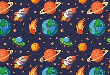 Dečija tapeta – svemirski motiv Opis: - Tapeta sa ponavljajućim na lalafo.rs Dečija tapeta – svemirski motiv Opis: - Tapeta sa ponavljajućim