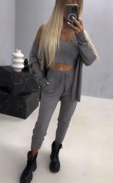 💥Ženski trodelni set – top, kardigan i pantalone .
2400 din cena seta na lalafo.rs — 4 💥Ženski trodelni set – top, kardigan i pantalone .
2400 din cena seta — 4