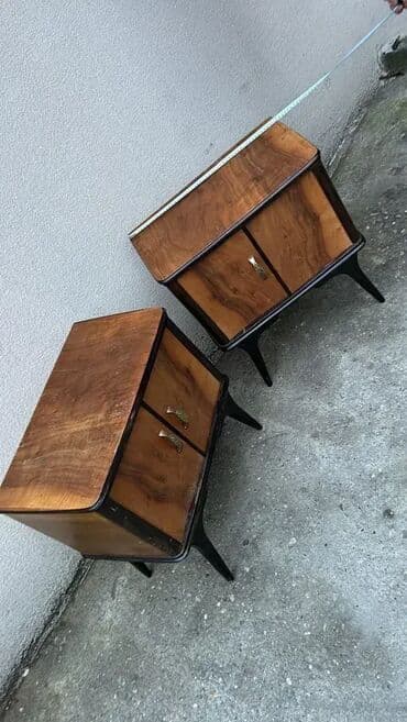 Antique Dressers: Retro Art Deco noćni ormarići / stočići - MOGUĆ PREVOZ U dobrom at lalafo.rs — 3 Antique Dressers: Retro Art Deco noćni ormarići / stočići - MOGUĆ PREVOZ U dobrom — 3