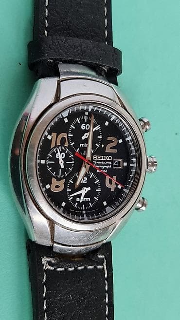 eko koza sa: Seiko Sportura Chronograph 100M – muški ručni sat - Model: Seiko na lalafo.rs — 4 eko koza sa: Seiko Sportura Chronograph 100M – muški ručni sat - Model: Seiko — 4