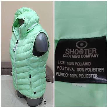 Shooter ženski prsluk bez rukava sa kapuljačom, boja mentol zelena. - na lalafo.rs — 1 Shooter ženski prsluk bez rukava sa kapuljačom, boja mentol zelena. - — 1
