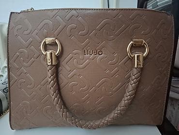 Liu Jo torba velika, sa logom, kamel boja na lalafo.rs Liu Jo torba velika, sa logom, kamel boja