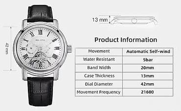 AKCIJA - Sea-Gull D819.622 - 42mm - Bela ( SeaGull ) Potpuno NOV na lalafo.rs — 6 AKCIJA - Sea-Gull D819.622 - 42mm - Bela ( SeaGull ) Potpuno NOV — 6