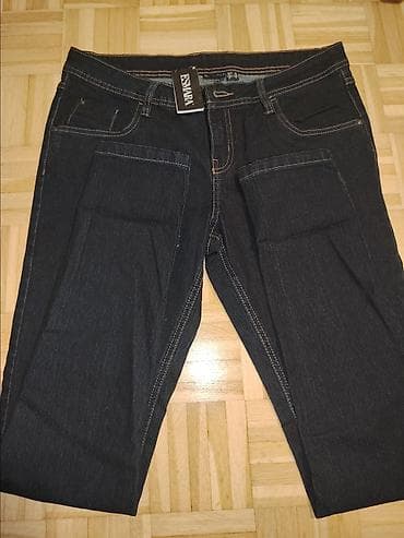 Esmara ženske farmerke – tamno plave (indigo), model sa ravnom na lalafo.rs — 1 Esmara ženske farmerke – tamno plave (indigo), model sa ravnom — 1