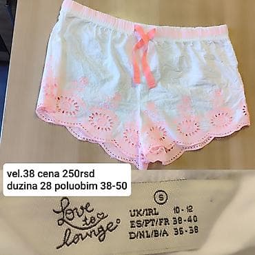 Ženske šorts-pidžama “Love to Lounge” - Veličina: 38 (oznaka S; UK na lalafo.rs Ženske šorts-pidžama “Love to Lounge” - Veličina: 38 (oznaka S; UK