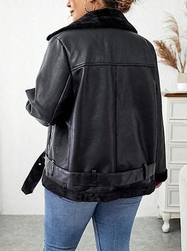 🖤 Plus size jakna koja stoji savršeno 🖤 Moderna jakna od mekane eko at lalafo.rs — 3 🖤 Plus size jakna koja stoji savršeno 🖤 Moderna jakna od mekane eko — 3