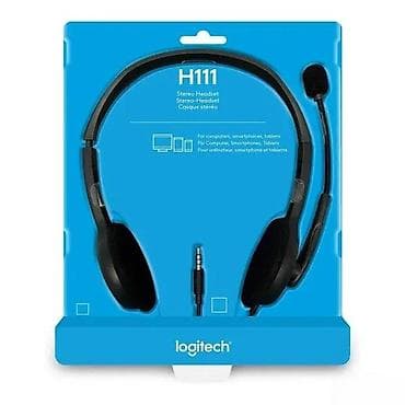 Logitech H111 stereo slušalice sa mikrofonom - Tip: žične, stereo na lalafo.rs Logitech H111 stereo slušalice sa mikrofonom - Tip: žične, stereo