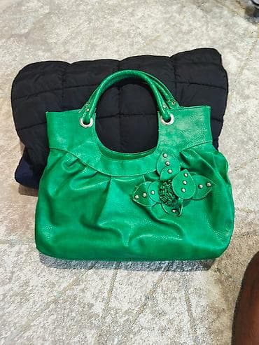 Zelena damska torba sa ručkama za nošenje u ruci ili na ramenu na lalafo.rs — 3 Zelena damska torba sa ručkama za nošenje u ruci ili na ramenu — 3