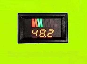 Digitalni voltmetar/indikator napunjenosti baterije – 48 V - LED at lalafo.rs — 5 Digitalni voltmetar/indikator napunjenosti baterije – 48 V - LED — 5