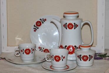 Set za čaj wunterling Cajnik, šećerlema, dve šoljice sa tacnama, plus na lalafo.rs Set za čaj wunterling Cajnik, šećerlema, dve šoljice sa tacnama, plus