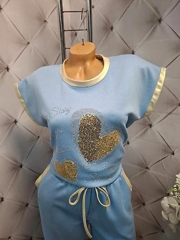 pantalone gina benotti: Damski dvodelni komplet – bluza i pantalone - Model: ležerni komplet na lalafo.rs — 2 pantalone gina benotti: Damski dvodelni komplet – bluza i pantalone - Model: ležerni komplet — 2