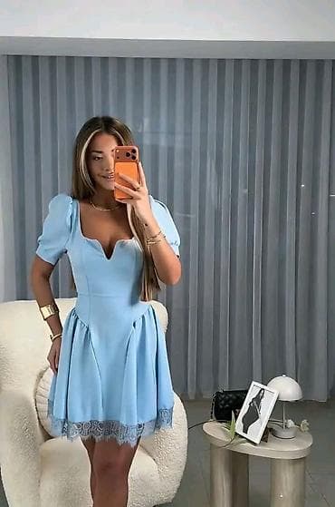 prsluk jaknica mango u: Elegantna mini haljina s puf rukavima - Model: kratka A-kroj silueta at lalafo.rs — 2 prsluk jaknica mango u: Elegantna mini haljina s puf rukavima - Model: kratka A-kroj silueta — 2