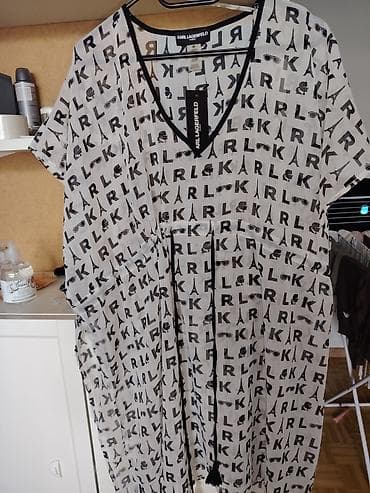 Karl Lagerfeld One size, bоја - Bela, Oversize, Kratkih rukava na lalafo.rs Karl Lagerfeld One size, bоја - Bela, Oversize, Kratkih rukava