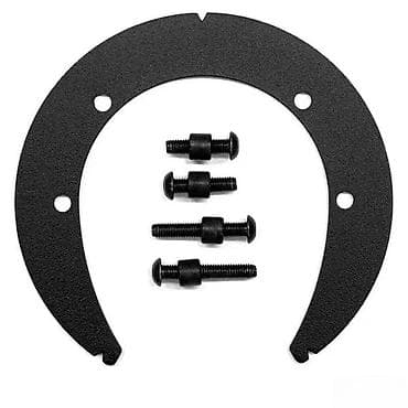 Nosač u obliku potkovice sa šrafovima, dizajniran za fiksiranje na lalafo.rs Nosač u obliku potkovice sa šrafovima, dizajniran za fiksiranje