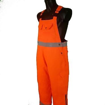 Workwear: Work dungarees, L (EU 52), color - Orange at lalafo.rs — 6 Workwear: Work dungarees, L (EU 52), color - Orange — 6