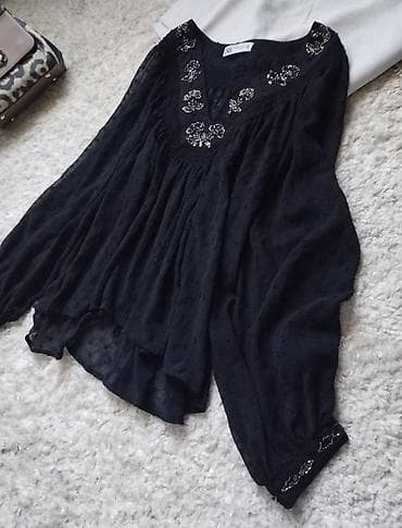 ZARA boho bluza sa perlama u velicini 38/M. Perfektno stanje ☆ na lalafo.rs — 1 ZARA boho bluza sa perlama u velicini 38/M. Perfektno stanje ☆ — 1