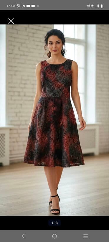 Elegantna haljina bez rukava, A-kroja do ispod kolena. Gornji deo sa na lalafo.rs Elegantna haljina bez rukava, A-kroja do ispod kolena. Gornji deo sa