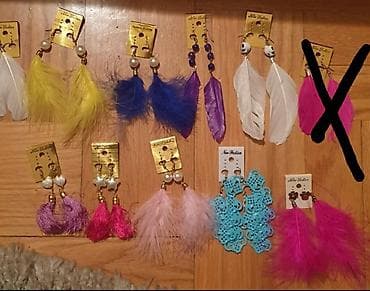 MINDJUŠE viseće sa perjem, razne, cena za komad, nove. mindjuse perje na lalafo.rs — 1 MINDJUŠE viseće sa perjem, razne, cena za komad, nove. mindjuse perje — 1