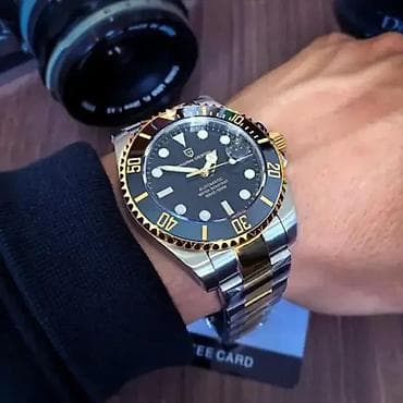 PAGANI DESIGN PD-1639 - 43mm -Zlatna/Crna- Rolex Submariner Potpuno na lalafo.rs — 1 PAGANI DESIGN PD-1639 - 43mm -Zlatna/Crna- Rolex Submariner Potpuno — 1