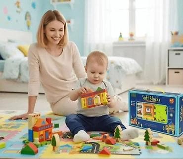 Kocke za decu: Mekane edukativne puzzle za decu Otkrijte savršenu igračku za rani na lalafo.rs — 1 Kocke za decu: Mekane edukativne puzzle za decu Otkrijte savršenu igračku za rani — 1