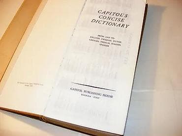 Capitol`s Concise DictionaryFrom an to english, swedish, duch, german na lalafo.rs — 2 Capitol`s Concise DictionaryFrom an to english, swedish, duch, german — 2
