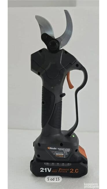 Jackhammers: Akumulatorske električne makaze za orezivanje Kzubr 21V - Snažne at lalafo.rs — 4 Jackhammers: Akumulatorske električne makaze za orezivanje Kzubr 21V - Snažne — 4