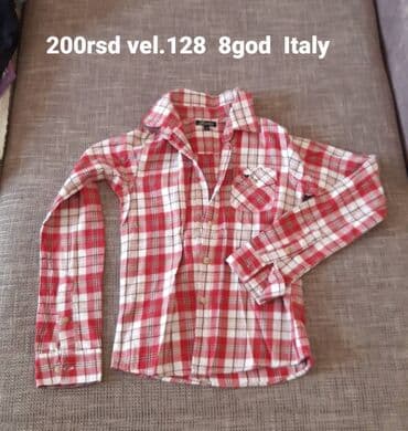 Dug rukav, Karirano, 122-128 na lalafo.rs Dug rukav, Karirano, 122-128