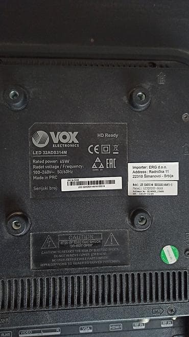 VOX LED televizor 32ADS314M – HD Ready-NEISPRAVAN!! Kupljen nov na lalafo.rs — 4 VOX LED televizor 32ADS314M – HD Ready-NEISPRAVAN!! Kupljen nov — 4