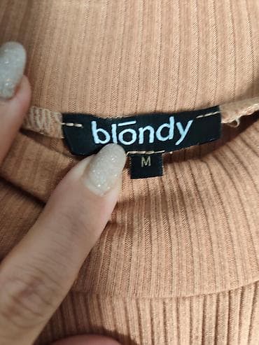 Ribana haljina Blondy – veličina M. NOVO - Boja: topla kamel/nude - na lalafo.rs — 2 Ribana haljina Blondy – veličina M. NOVO - Boja: topla kamel/nude - — 2