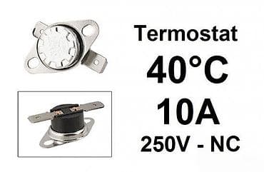 Termostati za veš mašine: Termostat bimetalni KSD301 – 40°C, 10A, 250V, NC (normalno zatvoren) na lalafo.rs — 2 Termostati za veš mašine: Termostat bimetalni KSD301 – 40°C, 10A, 250V, NC (normalno zatvoren) — 2