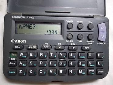 Electronics: Canon organizer ZX-300,fali 1 tipka at lalafo.rs — 1 Electronics: Canon organizer ZX-300,fali 1 tipka — 1