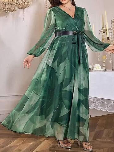 🔥Elegantna duga haljina sa listastim printom Cena:3700 din at lalafo.rs — 1 🔥Elegantna duga haljina sa listastim printom Cena:3700 din — 1