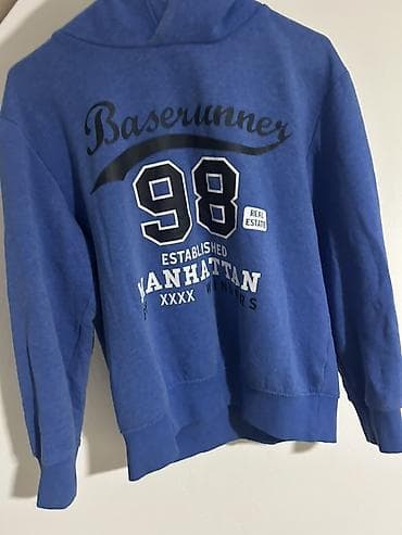 cista koza broj: Plava dukserica sa kapuljačom – “Baserunner 98” - Boja: kraljevsko na lalafo.rs — 2 cista koza broj: Plava dukserica sa kapuljačom – “Baserunner 98” - Boja: kraljevsko — 2