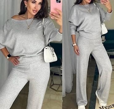 Komplet bluza mis rukavi na jedno rame i pantalone.Sa elastinom na lalafo.rs Komplet bluza mis rukavi na jedno rame i pantalone.Sa elastinom