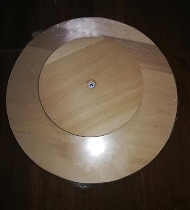 Drvene okretne tacne (Lazy Susan) – set od 2 komada - Materijal: puno na lalafo.rs — 2 Drvene okretne tacne (Lazy Susan) – set od 2 komada - Materijal: puno — 2