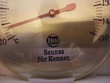 Veliki zidni termometar 20-150°C, prečnika 20cm. Predviđen za saunu na lalafo.rs — 5 Veliki zidni termometar 20-150°C, prečnika 20cm. Predviđen za saunu — 5