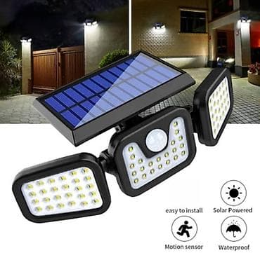 Baštenska rasveta: LED Solarni Reflektor sa 3 Podesiva Panela Solarni reflektor sa tri na lalafo.rs — 1 Baštenska rasveta: LED Solarni Reflektor sa 3 Podesiva Panela Solarni reflektor sa tri — 1