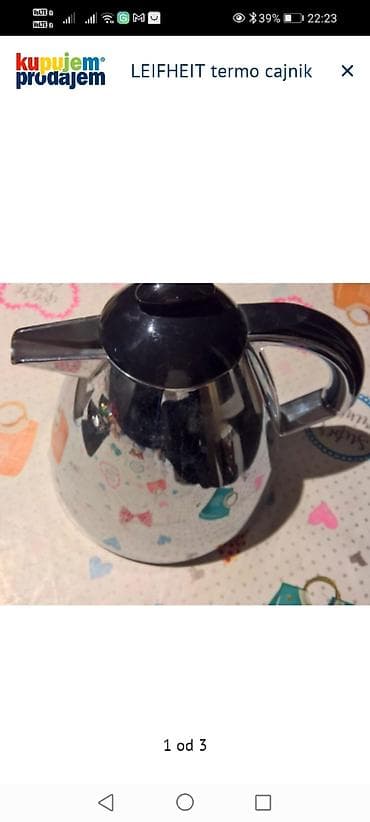 LEIFHEIT termo čajnik - Termo čajnik/brus od nerđajućeg čelika sa na lalafo.rs LEIFHEIT termo čajnik - Termo čajnik/brus od nerđajućeg čelika sa