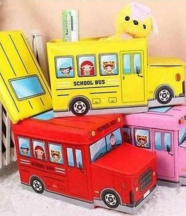 Školski autobus tabure + kutija za igračke – Žuti 🚌💛 Kutija za at lalafo.rs — 2 Školski autobus tabure + kutija za igračke – Žuti 🚌💛 Kutija za — 2