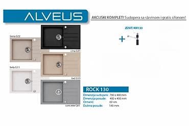 Set sudopera sa slavinom i sifonom ROCK ZENITAM Dimenzije: � / mm na lalafo.rs — 1 Set sudopera sa slavinom i sifonom ROCK ZENITAM Dimenzije: � / mm — 1