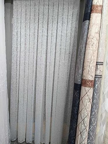 Zavese – bela poluprozirna mrežasta organza - Materijal: lagana na lalafo.rs — 3 Zavese – bela poluprozirna mrežasta organza - Materijal: lagana — 3
