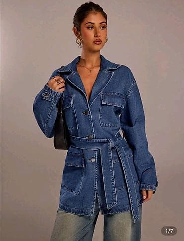 Nova Shein teksas jakna, velicina naznacena M na lalafo.rs — 1 Nova Shein teksas jakna, velicina naznacena M — 1