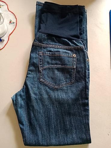 Pantalone farmerke za trudnice . Veoma očuvane. Nisu rastegnuti u na lalafo.rs — 4 Pantalone farmerke za trudnice . Veoma očuvane. Nisu rastegnuti u — 4