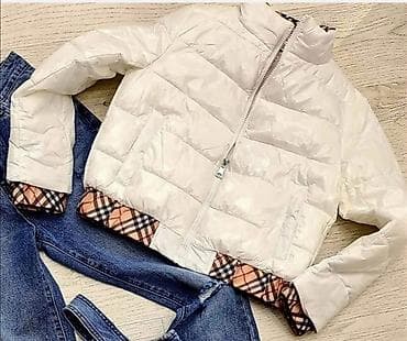 Jackets, Coats, Vests: Burbary bela i krem lakovana jakna savrsene uvoz francuska bela vel s at lalafo.rs — 7 Jackets, Coats, Vests: Burbary bela i krem lakovana jakna savrsene uvoz francuska bela vel s — 7