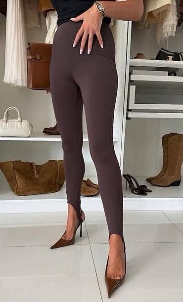 Ženske stretch helanke od likre sa remenčićem ispod stopala (stirrup na lalafo.rs — 4 Ženske stretch helanke od likre sa remenčićem ispod stopala (stirrup — 4