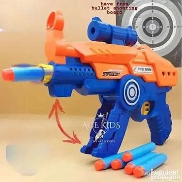 Dečije igračke puške i pištolji: Nerf blaster model 1. nerf blaster model 1 309 nerf pištolji su na lalafo.rs — 1 Dečije igračke puške i pištolji: Nerf blaster model 1. nerf blaster model 1 309 nerf pištolji su — 1