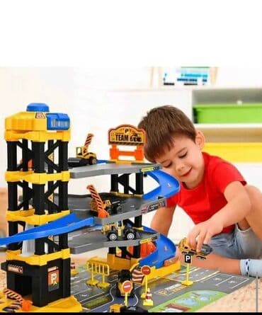 Toy Cars: Veliki višespratni parking i gradilište – set za igru sa autićima - at lalafo.rs — 1 Toy Cars: Veliki višespratni parking i gradilište – set za igru sa autićima - — 1