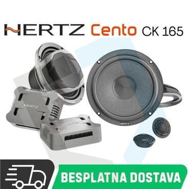 Auto zvučnici HERTZ CENTO CK 165. Tehnički podaci: Snaga (Peak) 285 W na lalafo.rs Auto zvučnici HERTZ CENTO CK 165. Tehnički podaci: Snaga (Peak) 285 W
