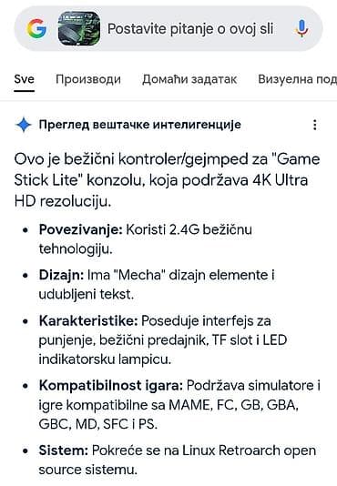 Game Stick Lite 4K – retro gejming konzola na HDMI stik-u sa 10.000 na lalafo.rs — 4 Game Stick Lite 4K – retro gejming konzola na HDMI stik-u sa 10.000 — 4
